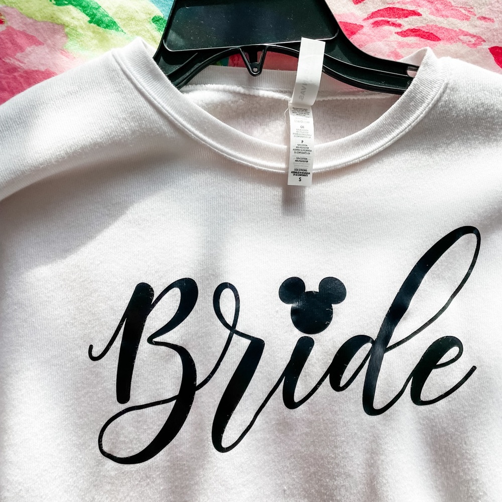 Disney White Bride Sweatshirt - Picture 3 of 4